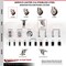 Service Caster 3 Inch 316SS Maroon Polyurethane Swivel 1-1/2 Inch Expanding Stem Caster Set SCC SCC-SS316EX20S314-PPUB-MRN-112-4 - alternate 4